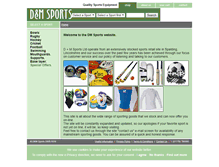 Tablet Screenshot of dmsportsequipment.co.uk